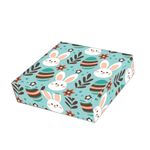 Papel Para Embalar Sabonete Offset (Sulfite) Coelho da Pascoa - 10 Unidades (14,5X20,5cm)