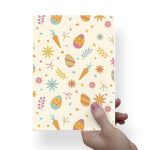 Papel Para Embalar Sabonete Offset (Sulfite) Coelho da Pascoa - 10 Unidades (14,5X20,5cm)