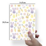 Papel Para Embalar Sabonete Offset (Sulfite) Coelho da Pascoa - 10 Unidades (14,5X20,5cm)