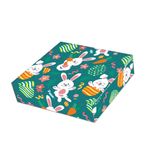 Papel Para Embalar Sabonete Offset (Sulfite) Coelho da Pascoa - 10 Unidades (14,5X20,5cm)