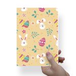 Papel Para Embalar Sabonete Offset (Sulfite) Coelho da Pascoa - 10 Unidades (14,5X20,5cm)