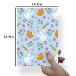 Papel Para Embalar Sabonete Offset (Sulfite) Coelho da Pascoa - 10 Unidades (14,5X20,5cm)