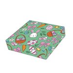 Papel Para Embalar Sabonete Offset (Sulfite) Coelho da Pascoa - 10 Unidades (14,5X20,5cm)