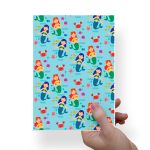 Papel Para Embalar Sabonete Offset (Sulfite) Dia das Crianças - 10 Unidades (14,5 X 20,5cm)