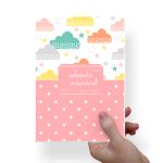 Papel Para Embalar Sabonete Offset (Sulfite) Dia das Crianças - 10 Unidades (14,5 X 20,5cm)