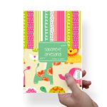 Papel Para Embalar Sabonete Offset (Sulfite) Dia das Crianças - 10 Unidades (14,5 X 20,5cm)