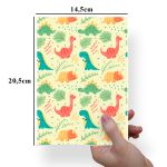 Papel Para Embalar Sabonete Offset (Sulfite) Dia das Crianças - 10 Unidades (14,5 X 20,5cm)
