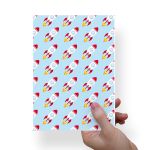 Papel Para Embalar Sabonete Offset (Sulfite) Dia das Crianças - 10 Unidades (14,5 X 20,5cm)
