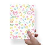 Papel Para Embalar Sabonete Offset (Sulfite) Dia das Crianças - 10 Unidades (14,5 X 20,5cm)