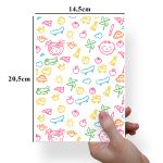 Papel Para Embalar Sabonete Offset (Sulfite) Dia das Crianças - 10 Unidades (14,5 X 20,5cm)