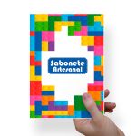 Papel Para Embalar Sabonete Offset (Sulfite) Dia das Crianças - 10 Unidades (14,5 X 20,5cm)
