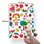Papel Para Embalar Sabonete Offset (Sulfite) Dia das Crianças - 10 Unidades (14,5 X 20,5cm)