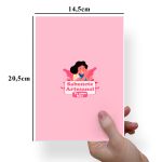 Papel Para Embalar Sabonete Offset (Sulfite) Dia das Mães | Mulheres - 10 Unidades (14,5X20,5cm)