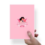 Papel Para Embalar Sabonete Offset (Sulfite) Dia das Mães | Mulheres - 10 Unidades (14,5X20,5cm)