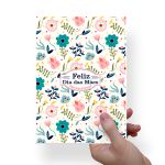 Papel Para Embalar Sabonete Offset (Sulfite) Dia das Mães | Mulheres - 10 Unidades (14,5X20,5cm)