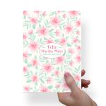 Papel Para Embalar Sabonete Offset (Sulfite) Dia das Mães | Mulheres - 10 Unidades (14,5X20,5cm)