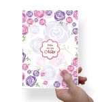 Papel Para Embalar Sabonete Offset (Sulfite) Dia das Mães | Mulheres - 10 Unidades (14,5X20,5cm)