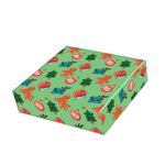 Papel Para Embalar Sabonete Offset (Sulfite) Tema Natal - 10 Unidades (14,5 X 20,5cm)