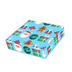Papel Para Embalar Sabonete Offset (Sulfite) Tema Natal - 10 Unidades (14,5 X 20,5cm)
