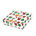 Papel Para Embalar Sabonete Offset (Sulfite) Tema Natal - 10 Unidades (14,5 X 20,5cm)