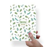 Papel Para Embalar Sabonete Offset (Sulfite) Tema Natal - 10 Unidades (14,5 X 20,5cm)