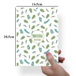 Papel Para Embalar Sabonete Offset (Sulfite) Tema Natal - 10 Unidades (14,5 X 20,5cm)