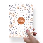Papel Para Embalar Sabonete Offset (Sulfite) Tema Natal - 10 Unidades (14,5 X 20,5cm)