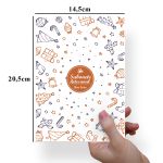Papel Para Embalar Sabonete Offset (Sulfite) Tema Natal - 10 Unidades (14,5 X 20,5cm)