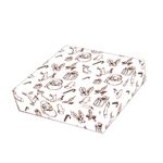 Papel Para Embalar Sabonete Offset (Sulfite) Tema Natal - 10 Unidades (14,5 X 20,5cm)