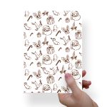 Papel Para Embalar Sabonete Offset (Sulfite) Tema Natal - 10 Unidades (14,5 X 20,5cm)