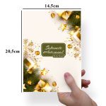 Papel Para Embalar Sabonete Offset (Sulfite) Tema Natal - 10 Unidades (14,5 X 20,5cm)