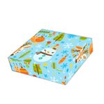 Papel Para Embalar Sabonete Offset (Sulfite) Tema Natal - 10 Unidades (14,5 X 20,5cm)