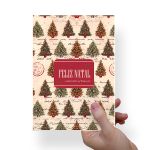 Papel Para Embalar Sabonete Offset (Sulfite) Tema Natal - 10 Unidades (14,5 X 20,5cm)