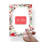 Papel Para Embalar Sabonete Offset (Sulfite) Tema Natal - 10 Unidades (14,5 X 20,5cm)