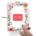 Papel Para Embalar Sabonete Offset (Sulfite) Tema Natal - 10 Unidades (14,5 X 20,5cm)