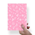 Papel Para Embalar Sabonete Offset (Sulfite) Tema Natal - 10 Unidades (14,5 X 20,5cm)