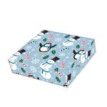 Papel Para Embalar Sabonete Offset (Sulfite) Tema Natal - 10 Unidades (14,5 X 20,5cm)