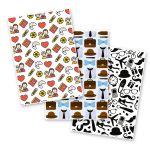 Papel Para Embalar Sabonete Offset (Sulfite) Tema Dia dos Pais | Masculino - 10 Unidades (14,5 X 20,5cm)