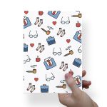 Papel Para Embalar Sabonete Offset (Sulfite) Tema Dia dos Pais | Masculino - 10 Unidades (14,5 X 20,5cm)