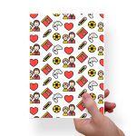 Papel Para Embalar Sabonete Offset (Sulfite) Tema Dia dos Pais | Masculino - 10 Unidades (14,5 X 20,5cm)