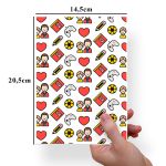 Papel Para Embalar Sabonete Offset (Sulfite) Tema Dia dos Pais | Masculino - 10 Unidades (14,5 X 20,5cm)