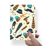 Papel Para Embalar Sabonete Offset (Sulfite) Tema Dia dos Pais | Masculino - 10 Unidades (14,5 X 20,5cm)