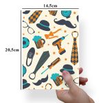 Papel Para Embalar Sabonete Offset (Sulfite) Tema Dia dos Pais | Masculino - 10 Unidades (14,5 X 20,5cm)