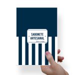 Papel Para Embalar Sabonete Offset (Sulfite) Tema Dia dos Pais | Masculino - 10 Unidades (14,5 X 20,5cm)