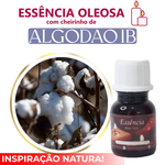 Essência Concentrada Algodão IB (Inspiração Natura) - Oleosa (Base Dietilfitalato) Para Velas - 10Gr