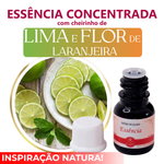 Essência Concentrada Lima e Flor de Laranjeira (Inspiração Natura) - 10Gr