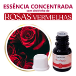 Essência Concentrada Rosas Vermelhas - 10Gr
