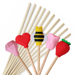 KIT 2 Decoração de Vareta + 10 Varetas 4 mm