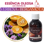 Essência Concentrada Verbena e Bergamota - Oleosa (Base Dietilfitalato) Para Velas - 100Gr