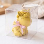 Molde de Silicone Unicórnio Ideal para Resinas, Sabonetes Biscuit e Velas Branco